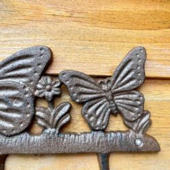 Darthome Limited Butterfly Cast Iron Hooks -Decor Garden Shop IMG E5999 edited18
