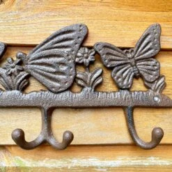 Darthome Limited Butterfly Cast Iron Hooks -Decor Garden Shop IMG E6001 edited19
