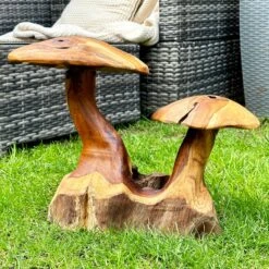 Darthome Limited Teak Root Double Wild Mushroom Sculpture -Decor Garden Shop IMG E6044 45c8b30e 4b44 46e1 a593 a9d5f0fe04a8
