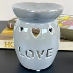 Darthome Limited Love Stensil Grey Wax Melt Burner