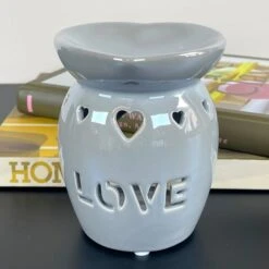 Darthome Limited Love Stensil Grey Wax Melt Burner 10 Darthome Limited Love Stensil Grey Wax Melt Burner -Decor Garden Shop IMG E6194 edited67