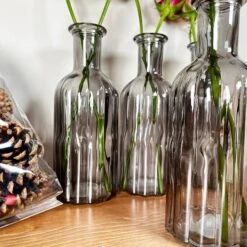 Darthome Limited Set Of 4 Smoky Grey Bottle Vases 17 Darthome Limited Set Of 4 Smoky Grey Bottle Vases -Decor Garden Shop IMG E6203