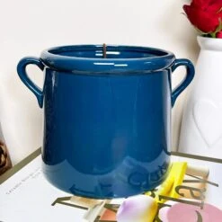 Darthome Limited Synergy Blue Urn Pot -Decor Garden Shop IMG E6260