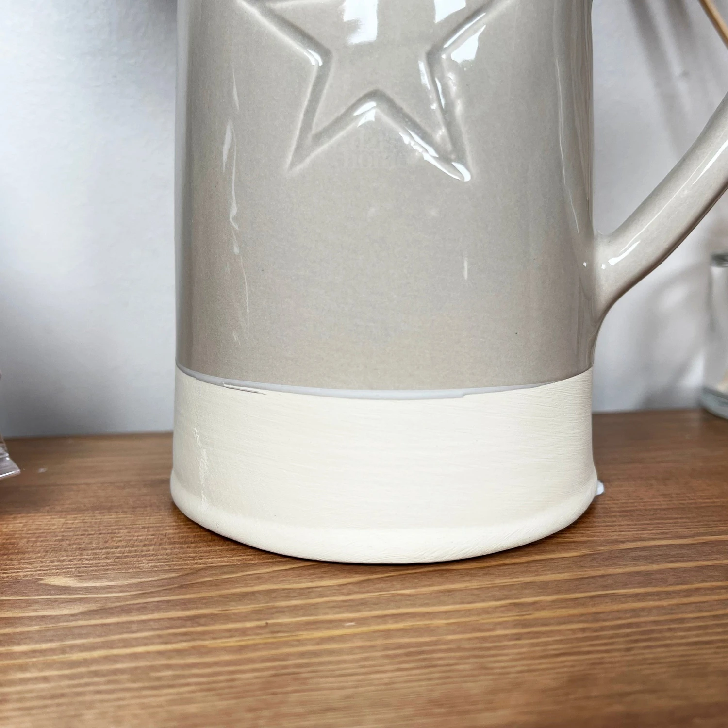 Darthome Limited Two Tone Embossed Star Jug Vase 4 Darthome Limited Two Tone Embossed Star Jug Vase - Image 4