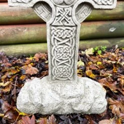 Darthome Limited Stone Celtic Cross Block Statue 12 Darthome Limited Stone Celtic Cross Block Statue -Decor Garden Shop IMG E6412