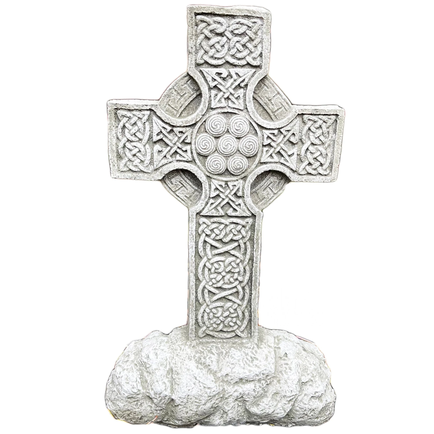 Darthome Limited Stone Celtic Cross Block Statue 7 Darthome Limited Stone Celtic Cross Block Statue - Image 7