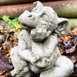 Darthome Limited Stone Resting Dragon Statue -Decor Garden Shop IMG E6435