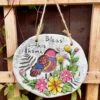 Darthome Limited Bless This Home Cement Hanging Plaque