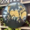 Darthome Limited Butterfly Flower Garden Silhouette Mirror