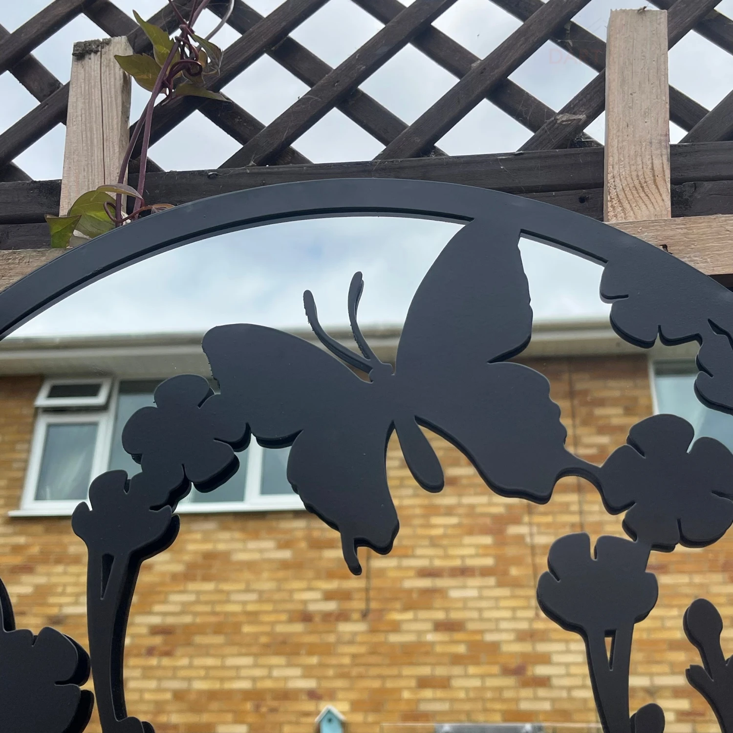 Darthome Limited Butterfly Flower Garden Silhouette Mirror 2 Darthome Limited Butterfly Flower Garden Silhouette Mirror - Image 2