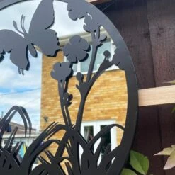 Darthome Limited Butterfly Flower Garden Silhouette Mirror -Decor Garden Shop IMG E6531 edited217 1