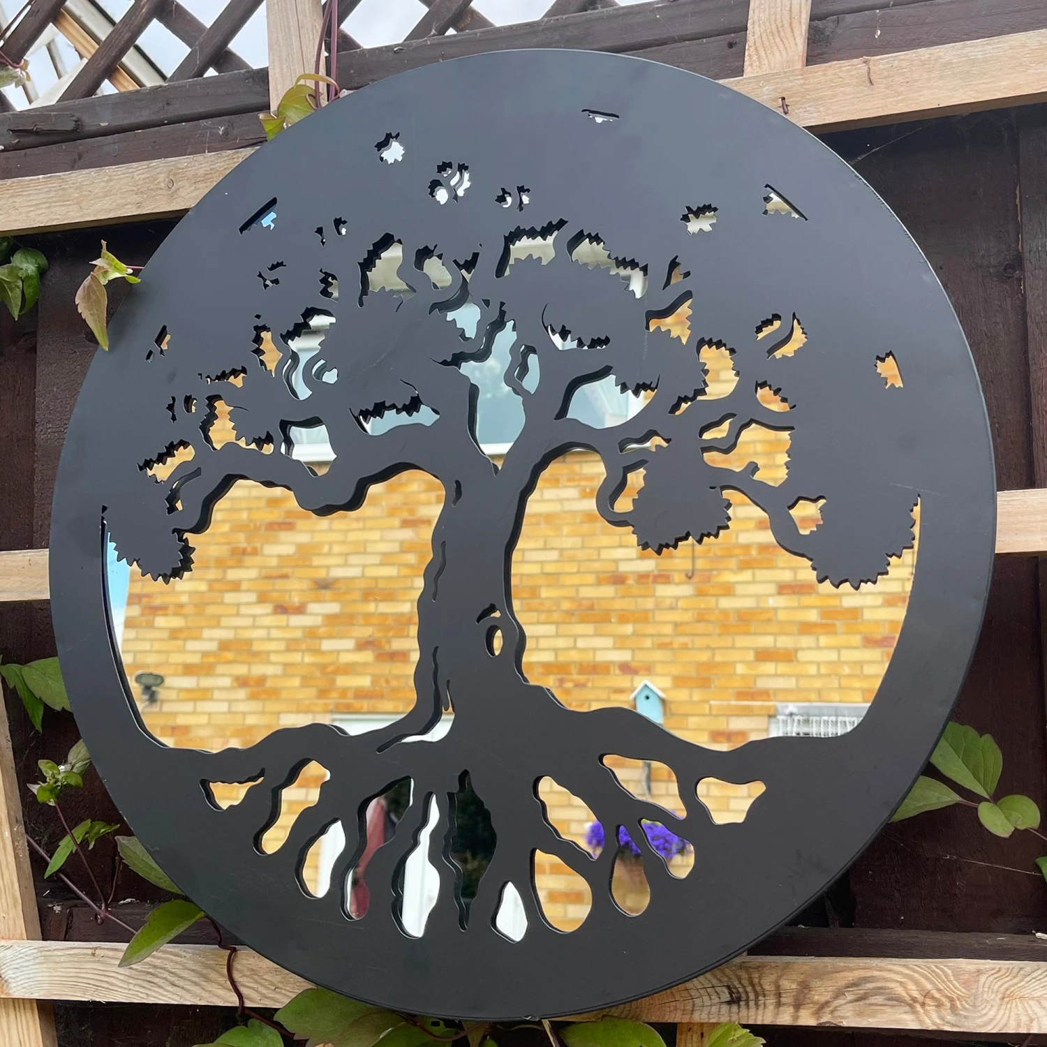 Darthome Limited Black Tree Of Life Garden Silhouette Mirror 1 Darthome Limited Black Tree Of Life Garden Silhouette Mirror