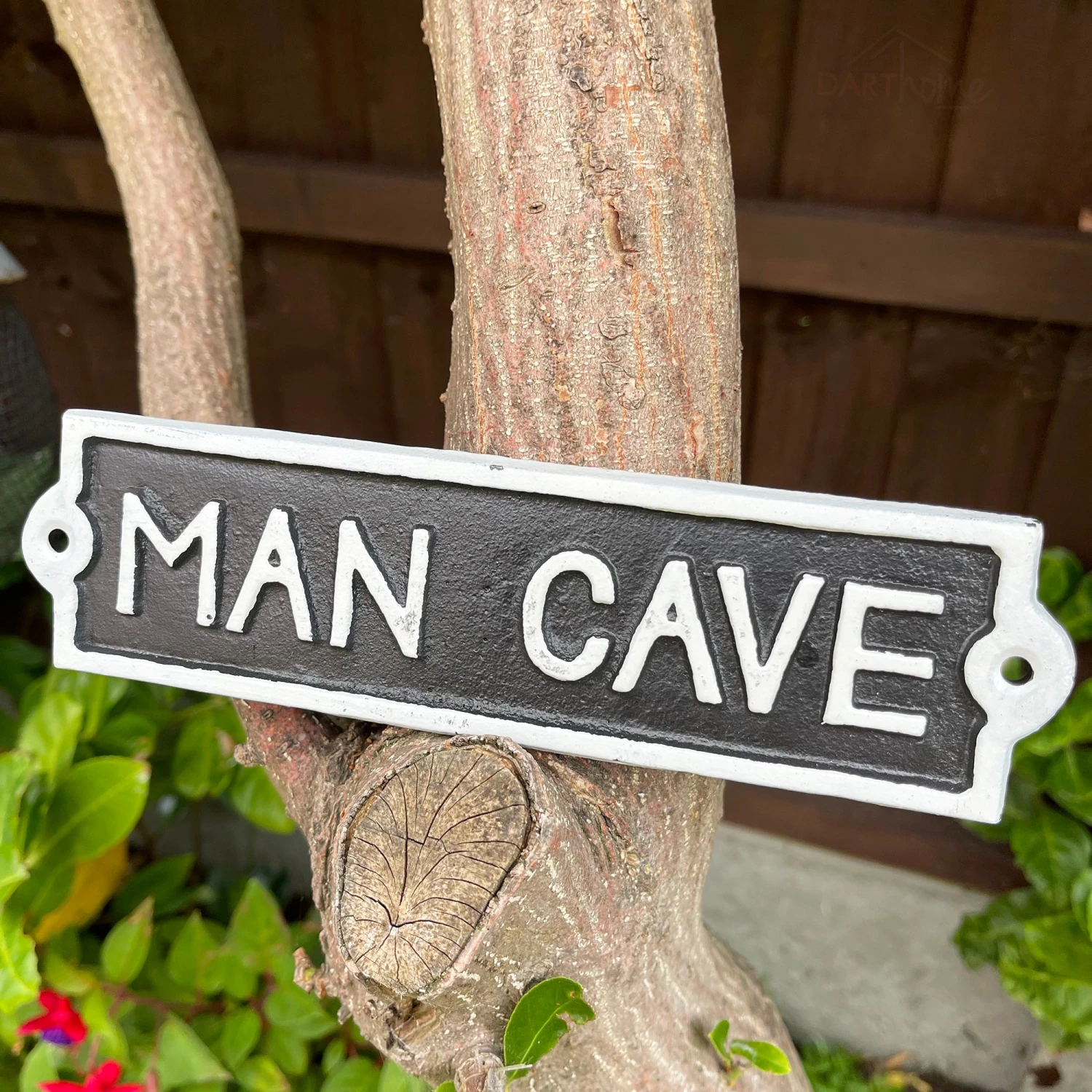 Darthome Limited Cast Iron Man Cave Wall Sign 2 Darthome Limited Cast Iron Man Cave Wall Sign - Image 2