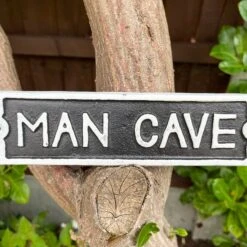Darthome Limited Cast Iron Man Cave Wall Sign 5 Darthome Limited Cast Iron Man Cave Wall Sign -Decor Garden Shop IMG E6561 edited245 1
