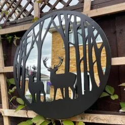 Darthome Limited Black Silhouette Stag Forest Garden Mirror 5 Darthome Limited Black Silhouette Stag Forest Garden Mirror -Decor Garden Shop IMG E6572 edited256