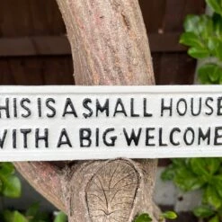Darthome Limited Small House Big Welcome Cast Iron Wall Sign 5 Darthome Limited Small House Big Welcome Cast Iron Wall Sign -Decor Garden Shop IMG E6594 edited278