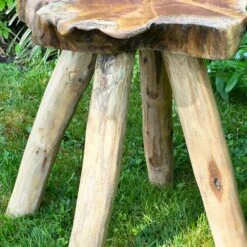 Darthome Limited Teak Root Mushroom Stool With 4 Legs -Decor Garden Shop IMG E6630