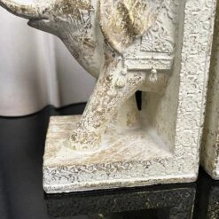 Darthome Limited Set Of 2 Indian Elephant Bookends 14 Darthome Limited Set Of 2 Indian Elephant Bookends -Decor Garden Shop IMG E6675