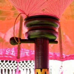 Darthome Limited Pink And Gold Bali Sun Parasol 2m -Decor Garden Shop IMG E6678 567095f3 2a78 4203 81cc d042dfe3c814