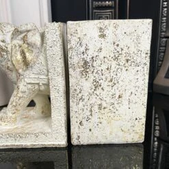 Darthome Limited Set Of 2 Indian Elephant Bookends 18 Darthome Limited Set Of 2 Indian Elephant Bookends -Decor Garden Shop IMG E6679