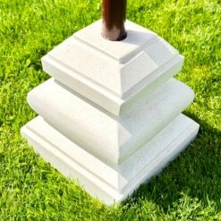 Darthome Limited White Terrazzo Bali Parasol Base 18kg