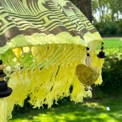 Darthome Limited Yellow And Gold Bali Sun Parasol 2m -Decor Garden Shop IMG E6732