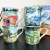 Darthome Limited Set Of 4 Fine China Claude Monet Mugs