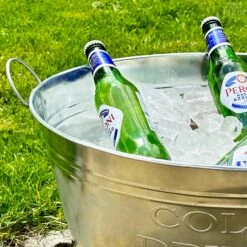 Darthome Limited Galvanised Cold Drinks Ice Bucket -Decor Garden Shop IMG E6810copy