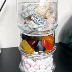 Darthome Limited Stackable 3 Tier Glass Sweets Dishes -Decor Garden Shop IMG E6824