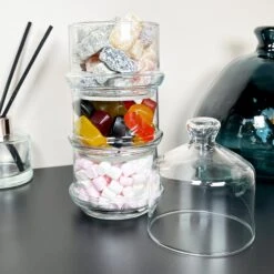 Darthome Limited Stackable 3 Tier Glass Sweets Dishes -Decor Garden Shop IMG E6833