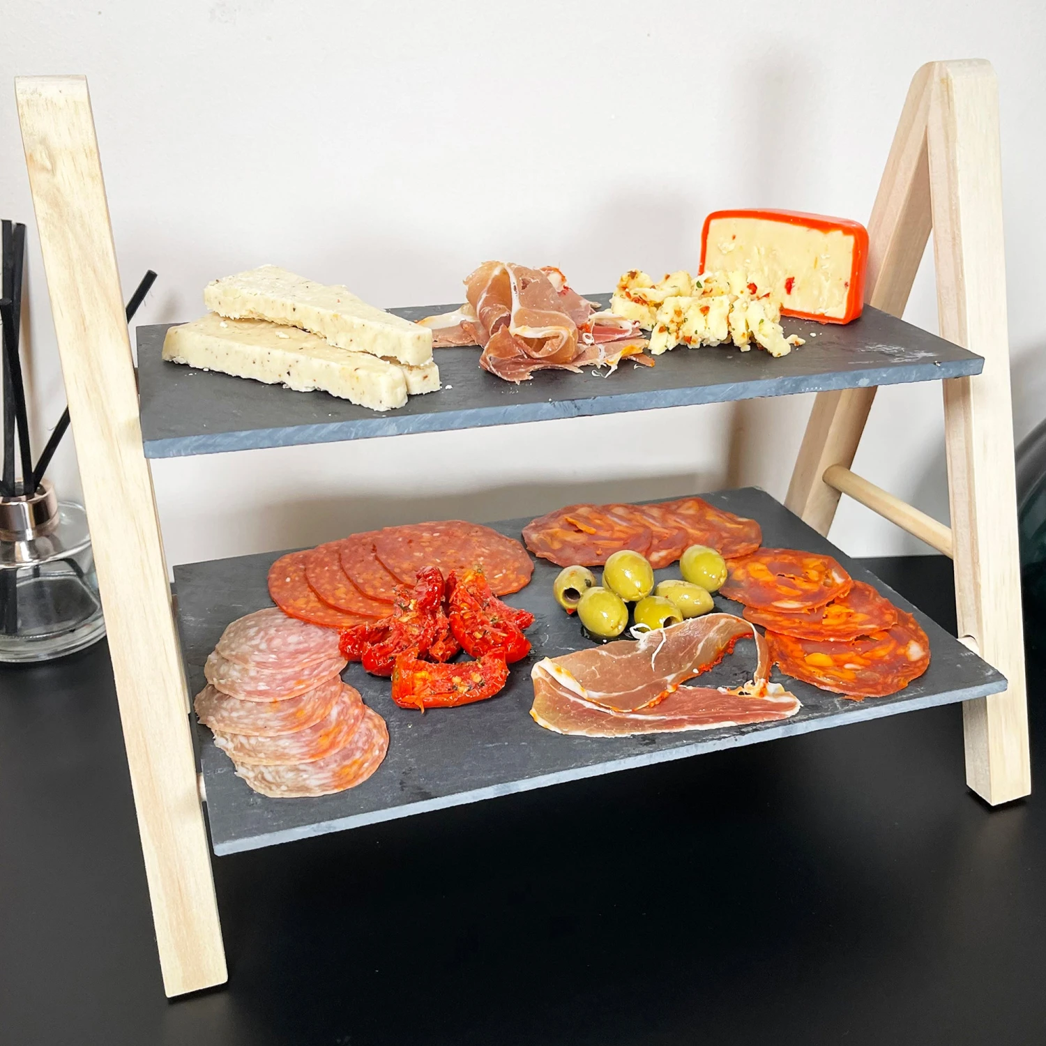 Darthome Limited 2 Tier Slate Serving Board 1 Darthome Limited 2 Tier Slate Serving Board