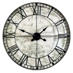 Darthome Limited Black Metal 88cm Skeleton Wall Clock -Decor Garden Shop IMG E6860copy