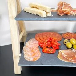 Darthome Limited 2 Tier Slate Serving Board 19 Darthome Limited 2 Tier Slate Serving Board -Decor Garden Shop IMG E6870