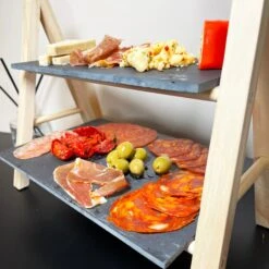 Darthome Limited 2 Tier Slate Serving Board 20 Darthome Limited 2 Tier Slate Serving Board -Decor Garden Shop IMG E6871