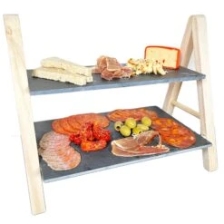 Darthome Limited 2 Tier Slate Serving Board 23 Darthome Limited 2 Tier Slate Serving Board -Decor Garden Shop IMG E6877copy