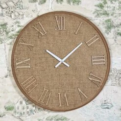 Darthome Limited Woven Rattan Wall Clock