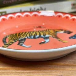 Darthome Limited Round Peach Tiger Trinket Dish 7 Darthome Limited Round Peach Tiger Trinket Dish -Decor Garden Shop IMG E6954 edited107