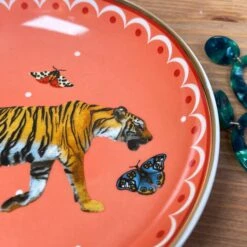 Darthome Limited Round Peach Tiger Trinket Dish 8 Darthome Limited Round Peach Tiger Trinket Dish -Decor Garden Shop IMG E6955 edited108