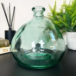 Darthome Limited Recycled Glass Clear Bubble Vase