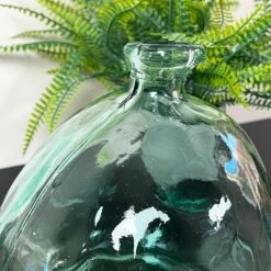 Darthome Limited Recycled Glass Clear Bubble Vase -Decor Garden Shop IMG E6977