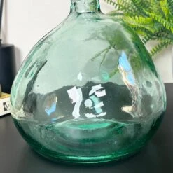 Darthome Limited Recycled Glass Clear Bubble Vase -Decor Garden Shop IMG E6978
