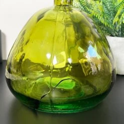 Darthome Limited Recycled Glass Green Bubble Vase 13 Darthome Limited Recycled Glass Green Bubble Vase -Decor Garden Shop IMG E7005