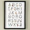 Darthome Limited Animal Alphabet Learning Framed Print