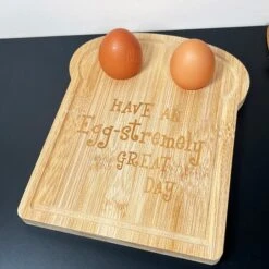 Darthome Limited Toast Shaped Egg Cup Breakfast Board 9 Darthome Limited Toast Shaped Egg Cup Breakfast Board -Decor Garden Shop IMG E7098