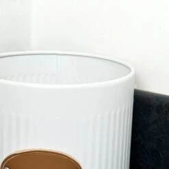 Darthome Limited White Ribbed Utensil Pot -Decor Garden Shop IMG E7188