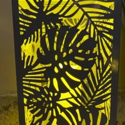 Darthome Limited LED Grey Leaf Hurricane Lanterns -Decor Garden Shop IMG E7193 edited305