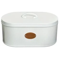 Darthome Limited White Ribbed Bread Bin 9 Darthome Limited White Ribbed Bread Bin -Decor Garden Shop IMG E7199copy