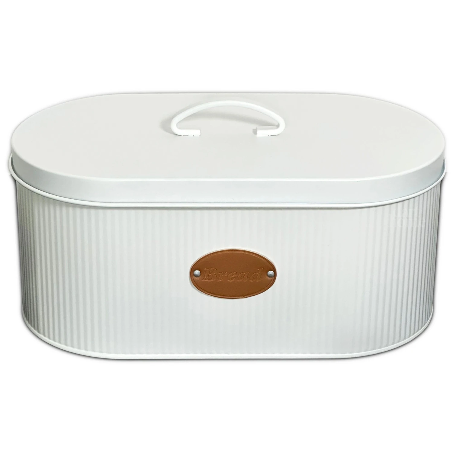 Darthome Limited White Ribbed Bread Bin 5 Darthome Limited White Ribbed Bread Bin - Image 5