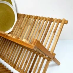 Darthome Limited Large Bamboo 19 Slot Dish Rack -Decor Garden Shop IMG E7223