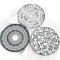 Darthome Limited 6 Piece Mediterranean Dinner Plate Set 27cm -Decor Garden Shop IMG E7246copy